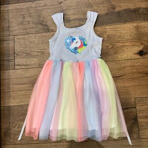 Colorful Unicorn Dress for Kids